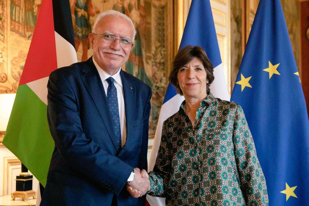 المالكي ونظيرته الفرنسية